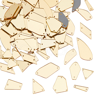 180Pcs 10 Style Sew On Mirror Rhinestones DIY-PH0013-65C-1