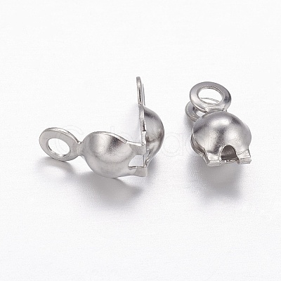 Tarnish Resistant 304 Stainless Steel Bead Tips LS-X-STAS-E129-05P-1