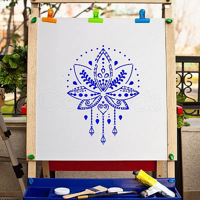 PET Plastic Drawing Painting Stencils Templates DIY-WH0284-008-1