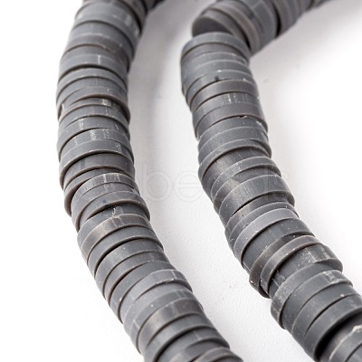 Handmade Polymer Clay Beads Strands CLAY-R089-6mm-Q062-1