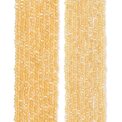 Electroplate Glass Beads Strands EGLA-A044-T2mm-A03-1