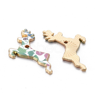 Alloy Enamel Pendants ENAM-N055-017A-03-NR-1