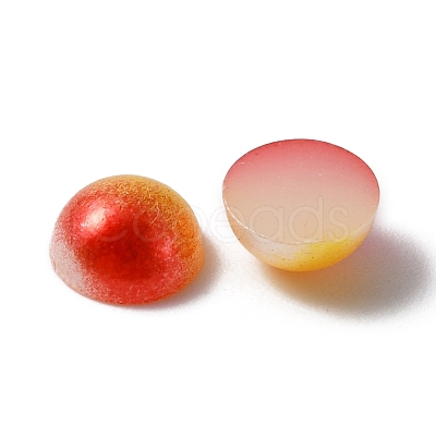 ABS Plastic Imitation Pearl Cabochons FIND-WH0038-44-1