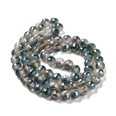 Electroplate Glass Beads Strands EGLA-Z001-03A-HP01-1