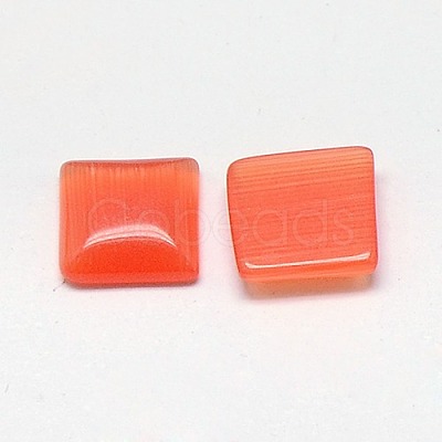 Cat Eye Cabochons CE-J006-10x10mm-01-1
