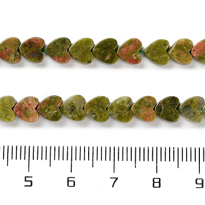 Natural Unakite Beads Strands G-M403-A23-02-1