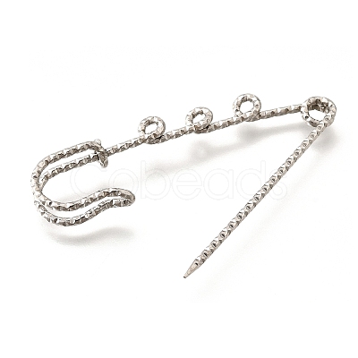 304 Stainless Steel Safety Pins Brooch Findings STAS-K252-11B-P-1
