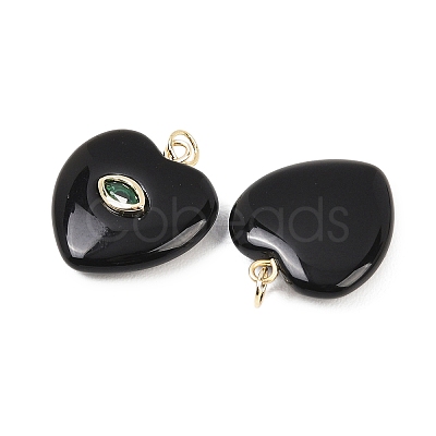 Natural Obsidian Pendants G-Z134-04F-1