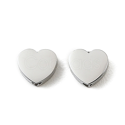 Valentine's Day 304 Stainless Steel Beads SA-E001-02P-01-1