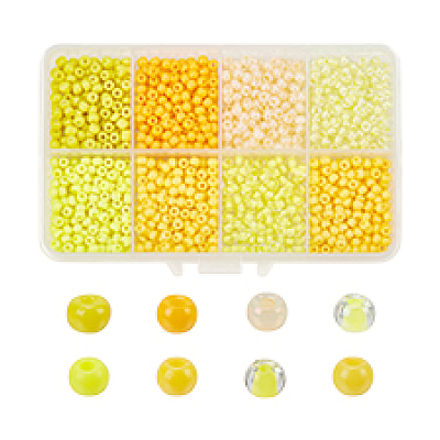 1360pcs 8 Styles Glass Seed Beads Sets SEED-PH0002-36-1