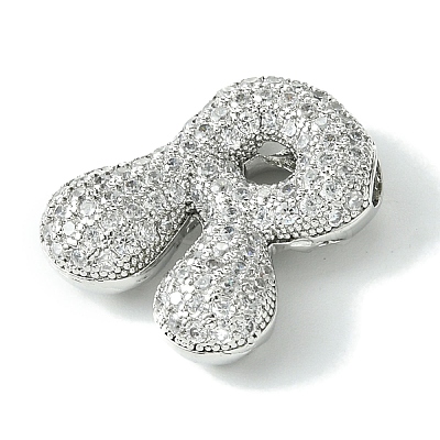 Rack Plating Brass Cubic Zirconia Pendants KK-S378-02P-R-1