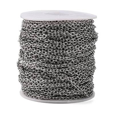 Tarnish Resistant 304 Stainless Steel Cable Chains CHS-R009-11-1