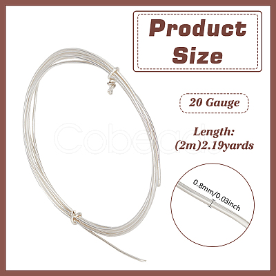 2M 925 Sterling Silver Wire STER-BC0003-90-1