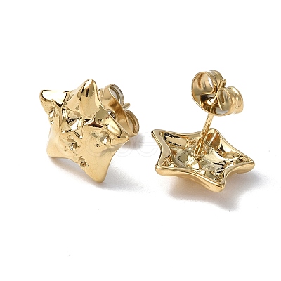 Ion Plating(IP) 304 Stainless Steel Stud Earring Findings STAS-F286-20G-1