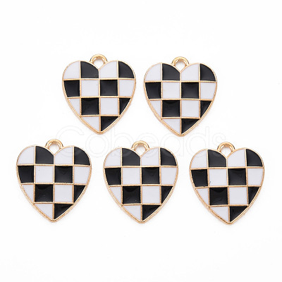 Alloy Enamel Pendants ENAM-S121-176D-RS-1