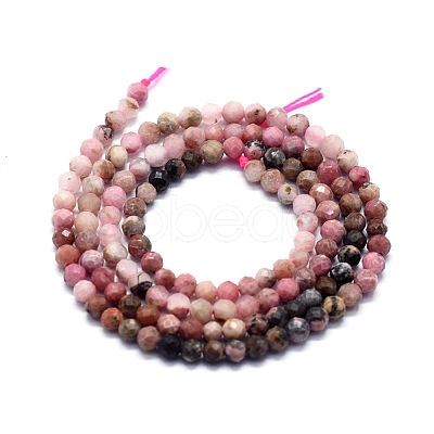 Natural Rhodonite Beads Strands G-D0013-10-1