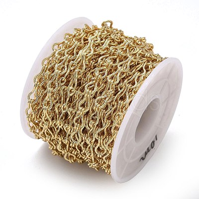 Brass Textured Twist Link Chains CHC-H116-05G-1