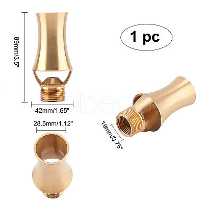 Adjustable Brass Fountain Nozzles AJEW-WH0092-20-1