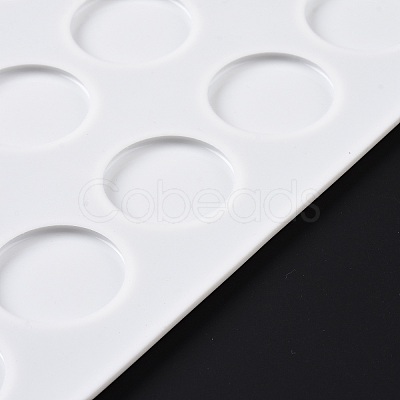 DIY Flat Round Wax Seal Stamp Silicone Mats AJEW-A038-01-1