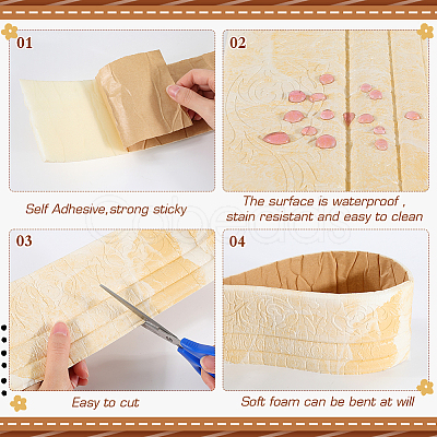 Self-Adhesive PE Contact Paper AJEW-WH20001-94A-05-1
