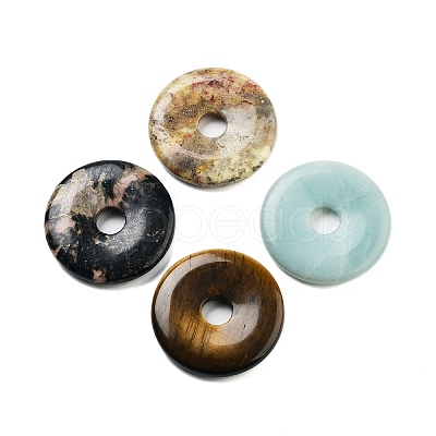 Natural Mixed Stone Pendants G-G119-03-1