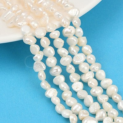 Natural Cultured Freshwater Pearl Beads Strands PEAR-P064-19G-05A-01-1