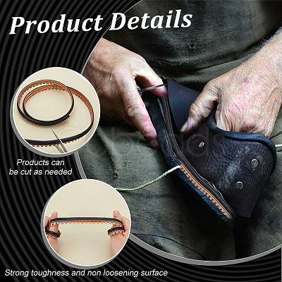 1M Leather Shoes Edge Strip Cord FIND-BC0005-78-1