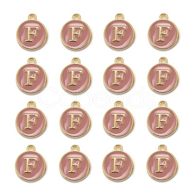 Golden Plated Alloy Enamel Charms LS-ENAM-S118-07F-1