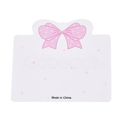 Cardboard Paper Jewelry Display Cards for Hair Clip Storage CDIS-N004-04-1