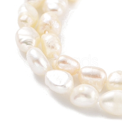 Natural Keshi Pearl Cultured Freshwater Pearl Beads Strands PEAR-P062-25B-X-1