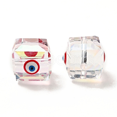 Transparent Glass Beads GLAA-F121-15-1