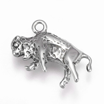 304 Stainless Steel Pendants STAS-P225-093AS-1