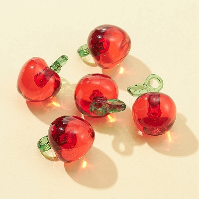 Transparent Korea Acrylic Pendants OACR-FS0001-43-1