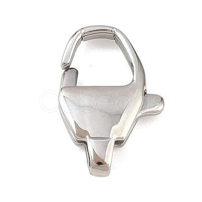 316 Stainless Steel Lobster Claw Clasps STAS-C154-02D-P-1