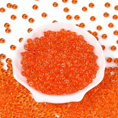 Transparent Colours Glass Seed Beads SEED-N007-39A-06-1