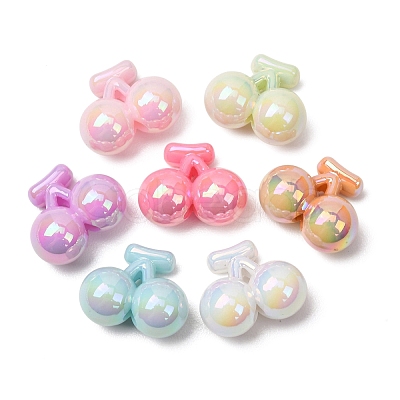 UV Plating Opaque Acrylic Beads AC-CBAE647-05-1