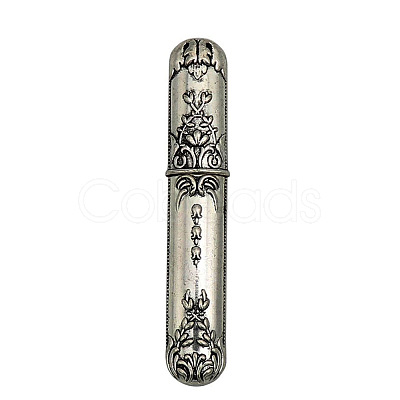 Alloy Rhinestone Sewing Needle Holder Storage Case WG93704-01-1
