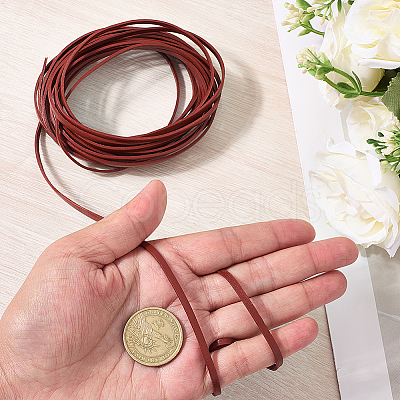 5M Cowhide Leather Cords for DIY Craft WL-GF0001-25A-04-1
