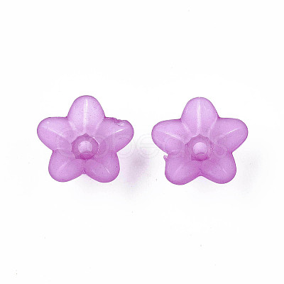 Transparent Acrylic Beads X-PL554-16-1
