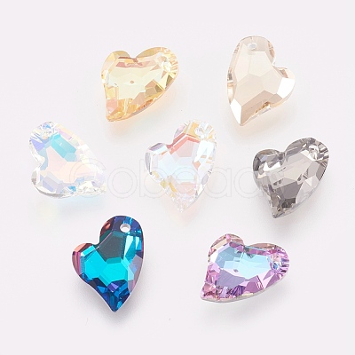 K9 Glass Rhinestone Pendants GLAA-F083-01A-1