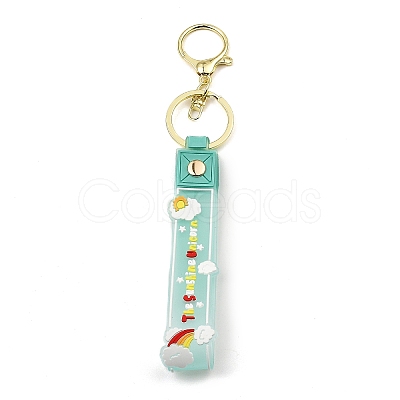 Cloud PVC Rope Keychains KEYC-B015-02LG-01-1