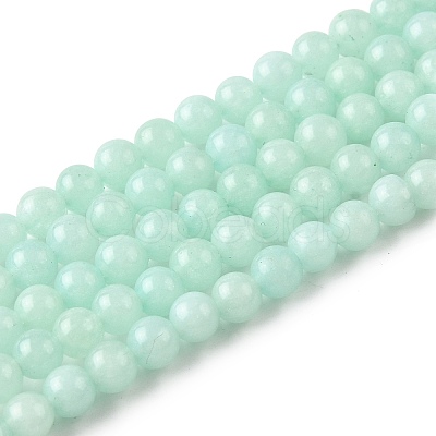 Natural Malaysia Jade Beads Strands G-A146-4mm-B06-01-1