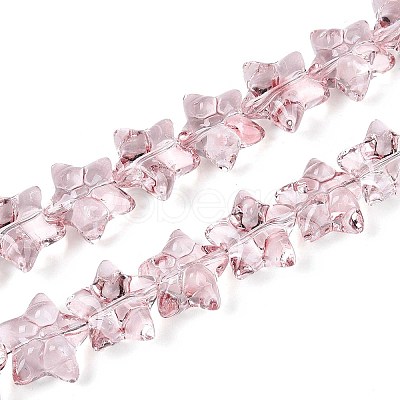 Baking Paint Glass Beads Strands DGLA-N017-01D-1
