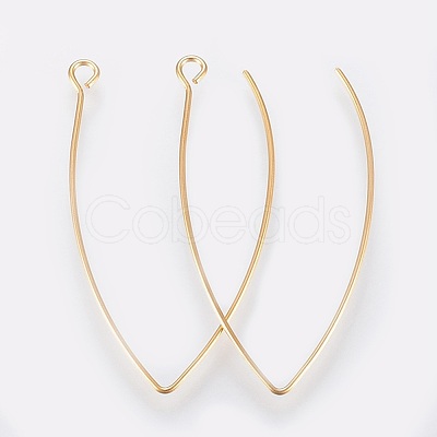 Ion Plating(IP) 304 Stainless Steel Earring Hooks STAS-K184-05-01G-1