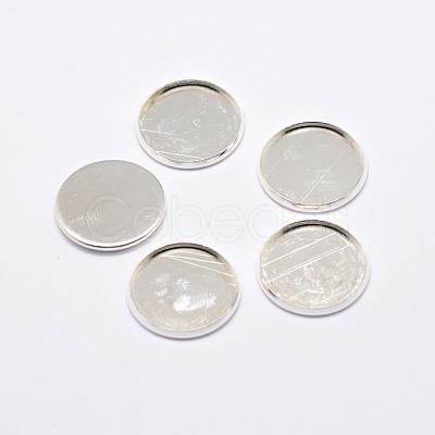 Brass Cabochon Settings LS-X-KK-18MM-S-1