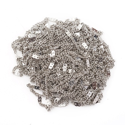 Soldered Brass Coated Iron Cable Chains CH-CJC0001-02B-P-1