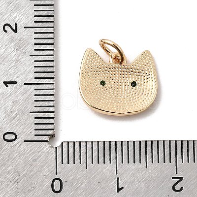 Brass Rhinestone Pendants LS-KK-H253-03G-1
