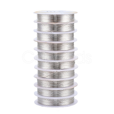 Round Copper Jewelry Wire CWIR-Q006-0.4mm-S-1