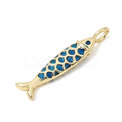 Brass Enamel Pendants KK-CBA960E-06A-G-1