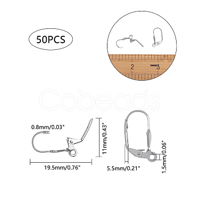 Unicraftale 304 Stainless Steel Hoop Earrings STAS-UN0006-22P-1